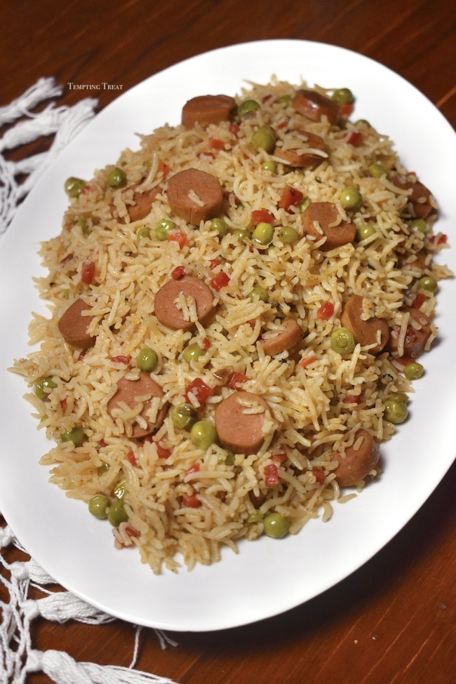 One-Pot Sausage Rice or Pulao