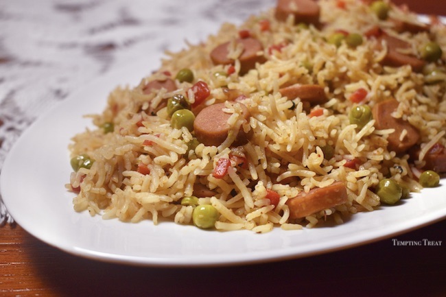 One-Pot Sausage Rice or Pulao
