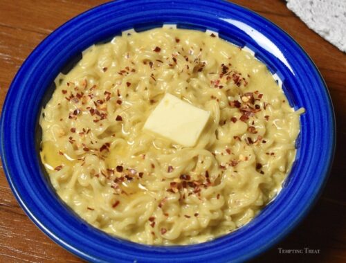 Creamy Butter Garlic Maggi