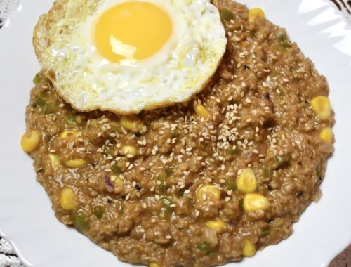 Chinese-Style Oats Khichdi Recipe