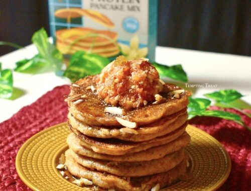 Healthy Gajar Halwa Pancakes