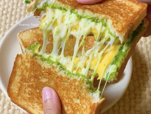 Chutney Grilled Cheese Sandwich Recipe | Sandwich Chutney Recipe | Veg Sandwich Recipe