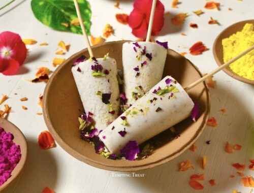 Holi Special Thandai Kulfi | Kulfi Recipe Without Cream, Condensed Milk, Mawa & Milk Powder