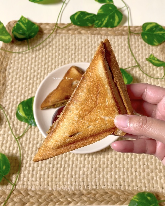 Veg Tawa Masala Sandwich Recipe