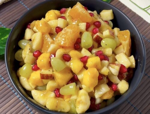 Easy Fruit Chaat Recipe For Iftar (Ramadan Iftar Recipes)