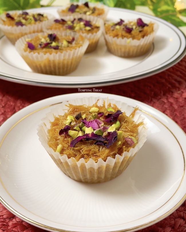 Easy Mini Kunafa Recipe For Iftar (Eid Special Dessert Recipe)
