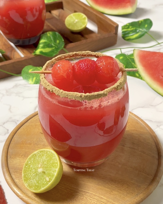 Spiced Watermelon Juice Recipe For Iftar (Ramadan/Ramzan Sharbat Recipe)