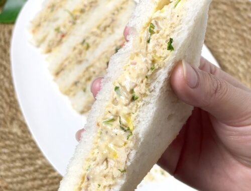 Achari Chicken Mayo Sandwich Recipe