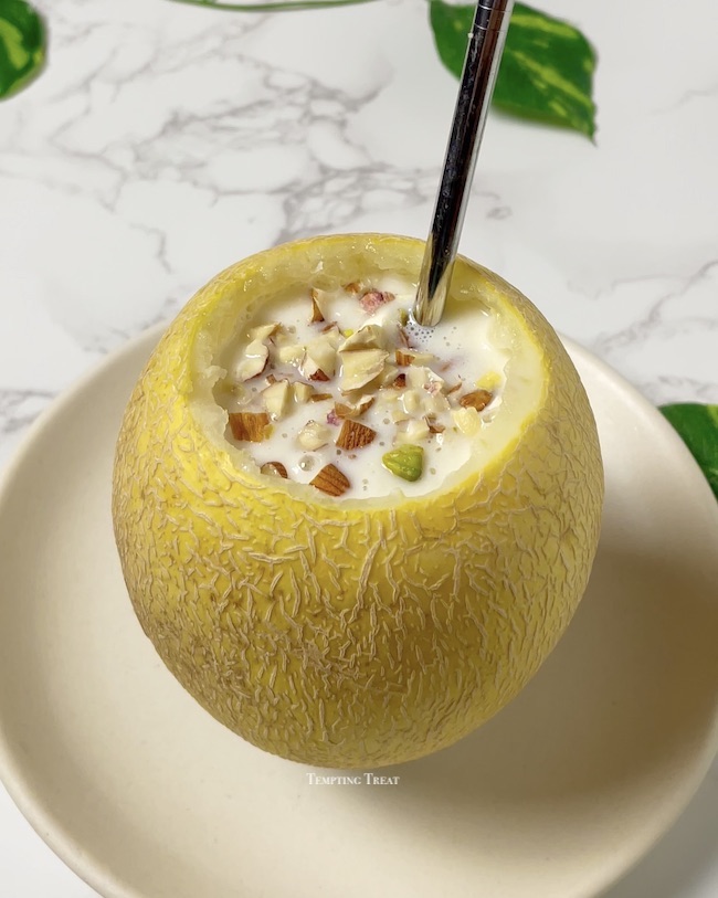 Muskmelon/Kharbuja Milkshake Recipe