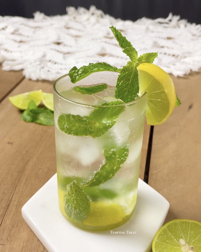 Easy Mojito Recipe Gluten Free Vegan - Living Freely Gluten Free