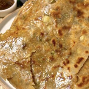 7 Layer Aloo Laccha/Lachha Paratha Recipe