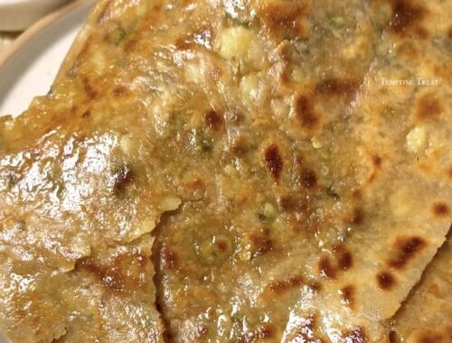 7 Layer Aloo Laccha/Lachha Paratha Recipe