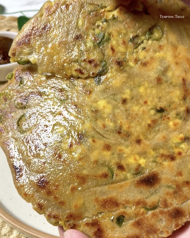 Paneer Laccha/Lachha Paratha Recipe