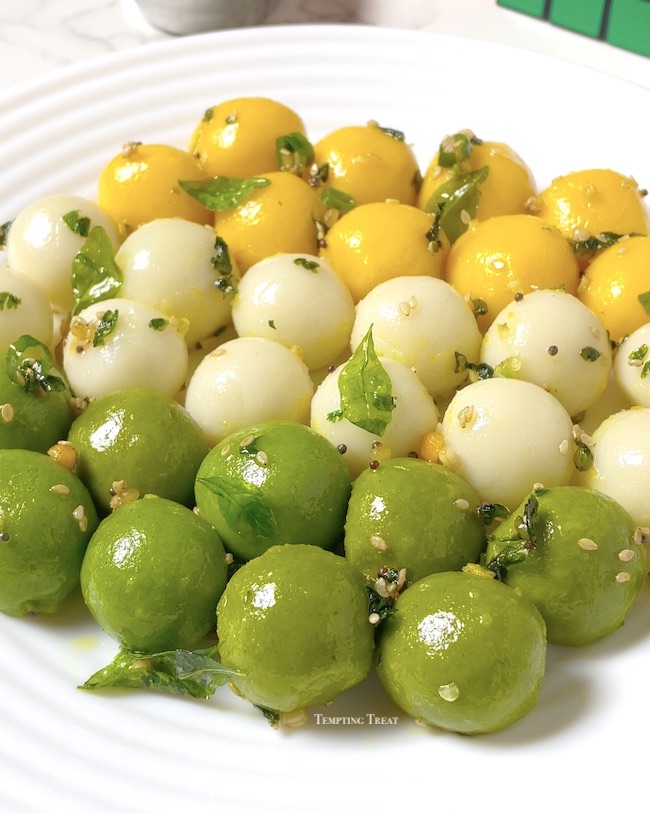 Tricolour Goli Idli Recipe