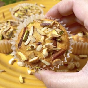 Eggless Mawa Cupcake Recipe