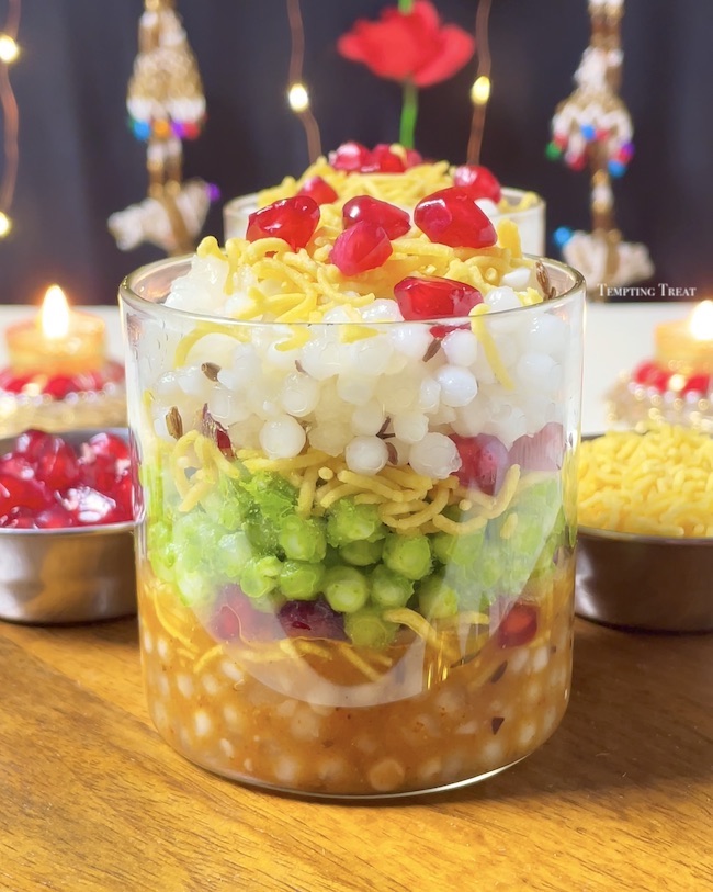 Layered Sabudana Chaat Recipe