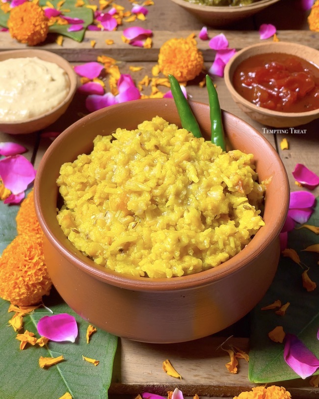 Bengali Durga pujo bhoger khichuri