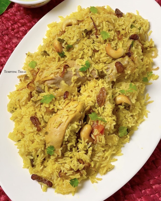 Kerala-Style Chicken Biryani In Cooker