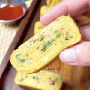 Korean Egg Roll/Rolled Omelette Recipe