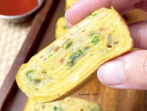 Korean Egg Roll/Rolled Omelette Recipe