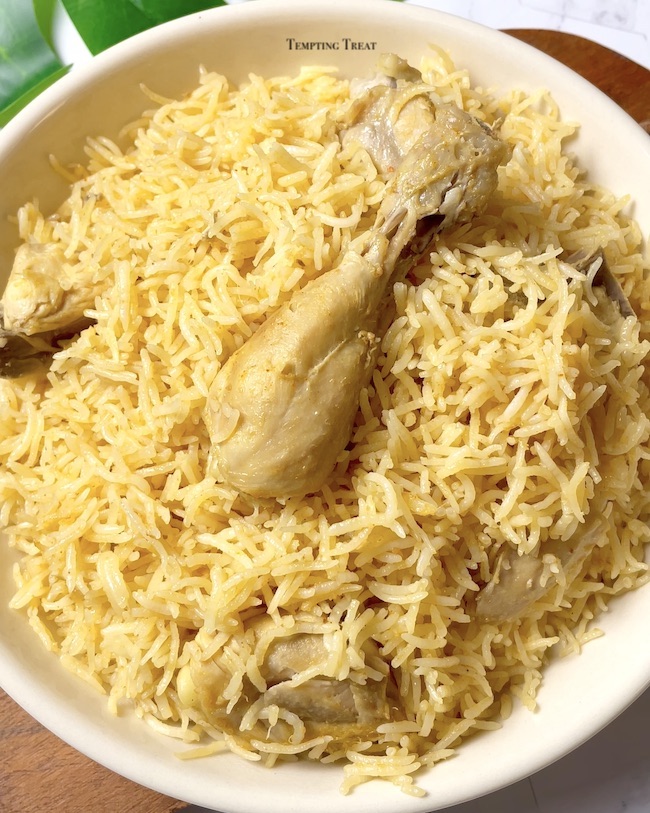 Lucknow Chicken Biryani In Pressure Cooker