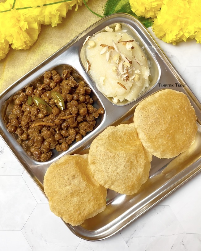 Halwa Puri Chana Recipe | Ashtami/Navami Prasad Recipe