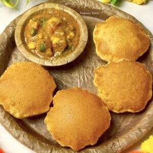 Bhandare Wali Aloo Ki Sabji and Bhandare Wali Hing Ki Puri