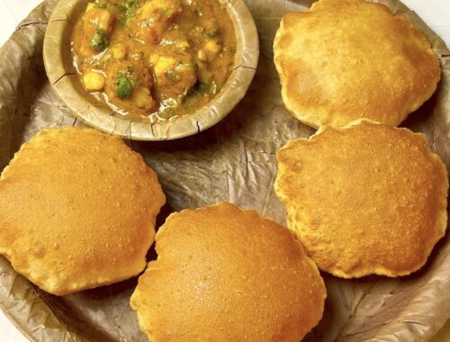 Bhandare Wali Aloo Ki Sabji and Bhandare Wali Hing Ki Puri