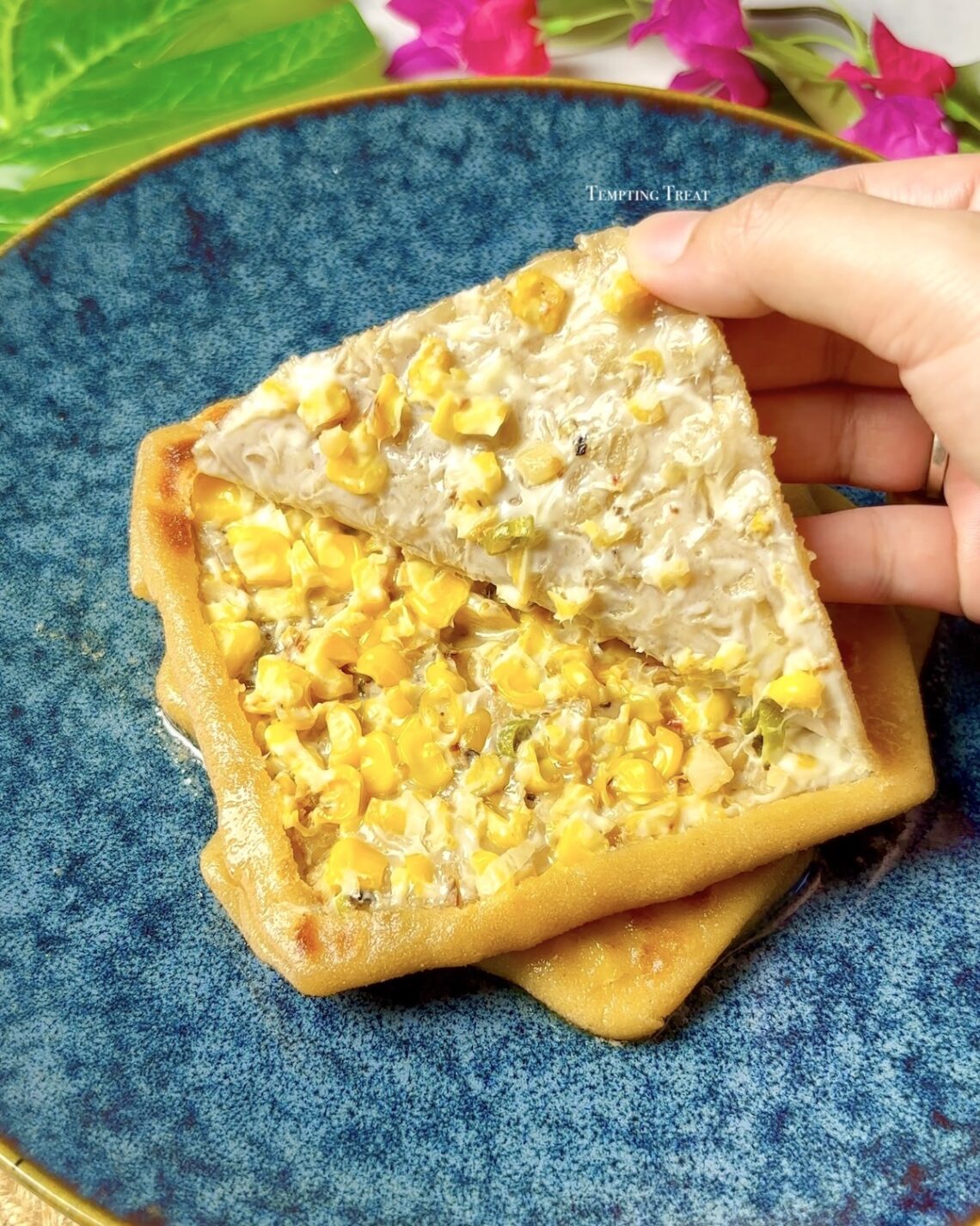 Chilli Cheese Corn Paratha