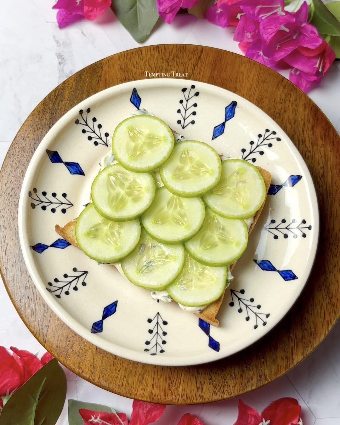 Dahi Tadka Cucumber Toast: Your New Favorite Snack